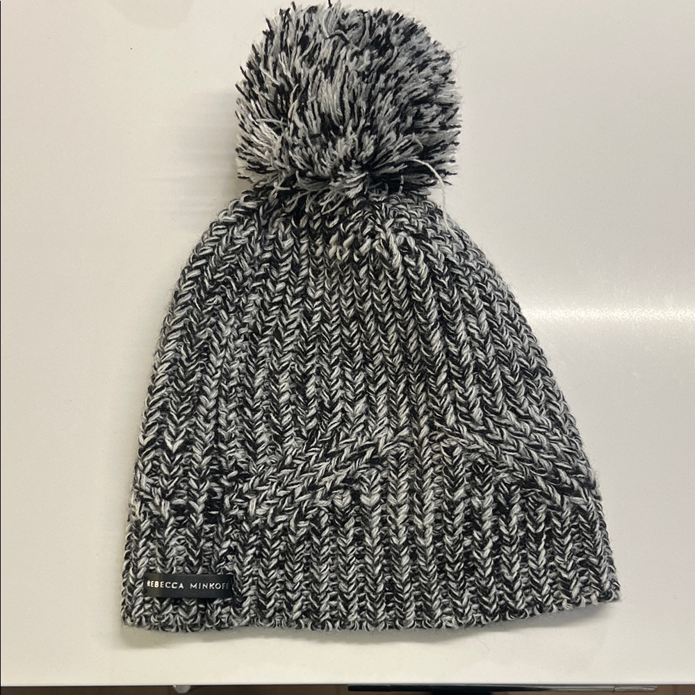 Rebecca Minkoff Monochrome Knit Beanie